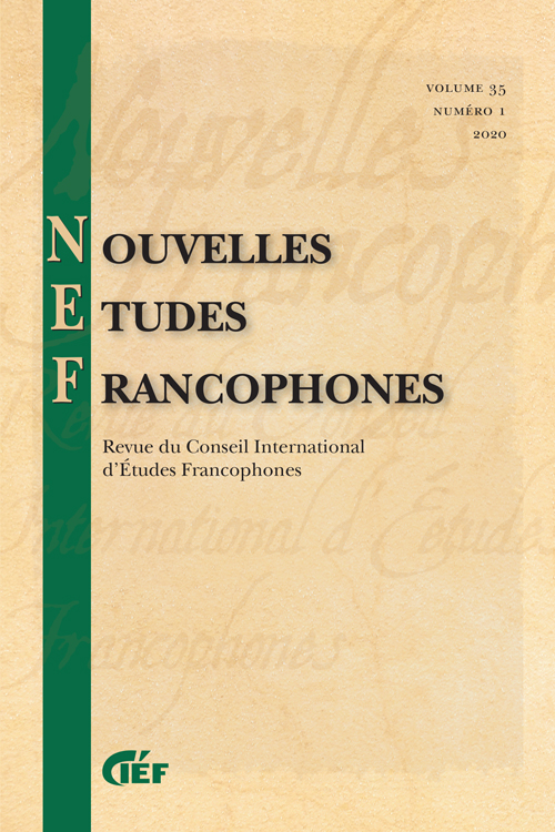Nouvelles Études Francophones